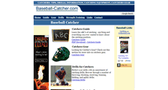 Desktop Screenshot of baseball-catcher.com